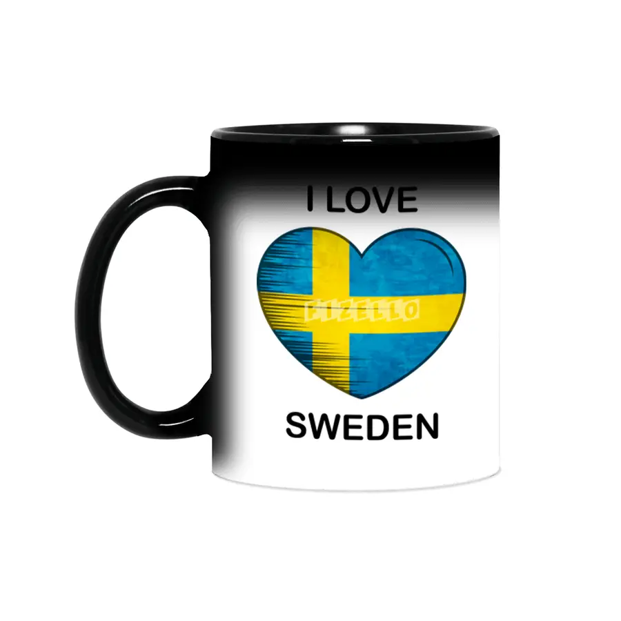 I Love Sweden, My Home, My Country, my Heart Sihirli Kupa