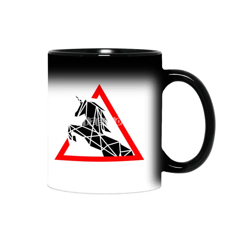 Funny Beautiful Unicorn Road Sign Shirt Sihirli Kupa
