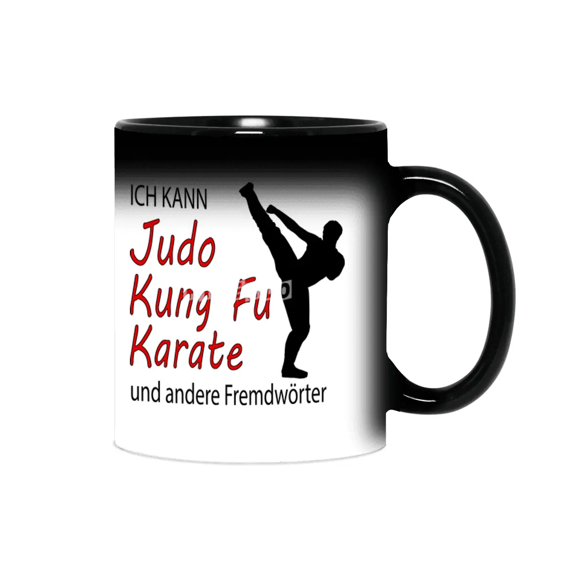 Funny Judo Kung Fu Card Martial Arts Gift Sihirli Kupa