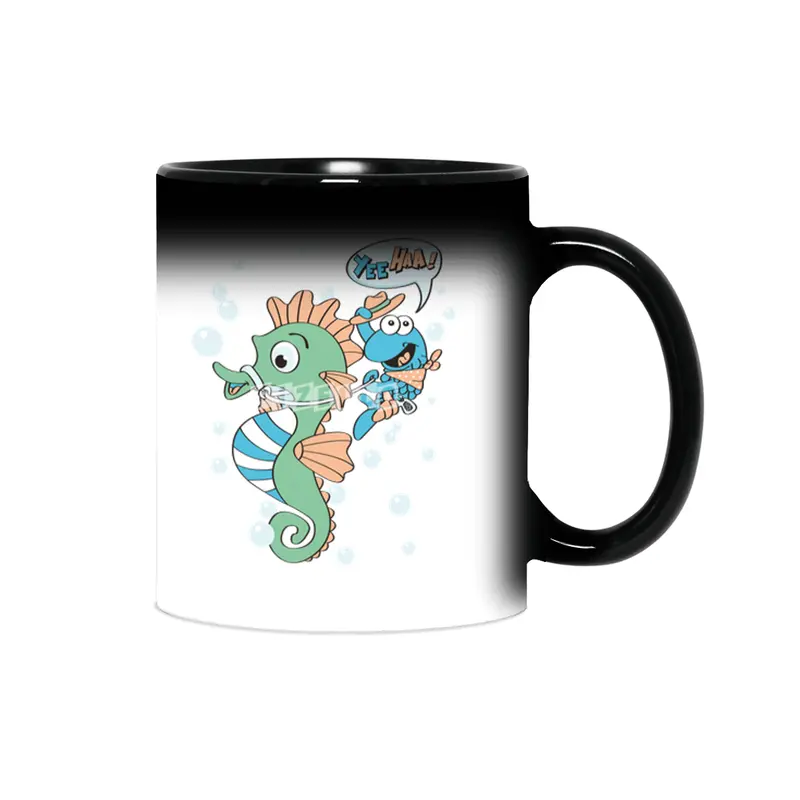 Funny Seahorse Kids Gift Birthday Sihirli Kupa