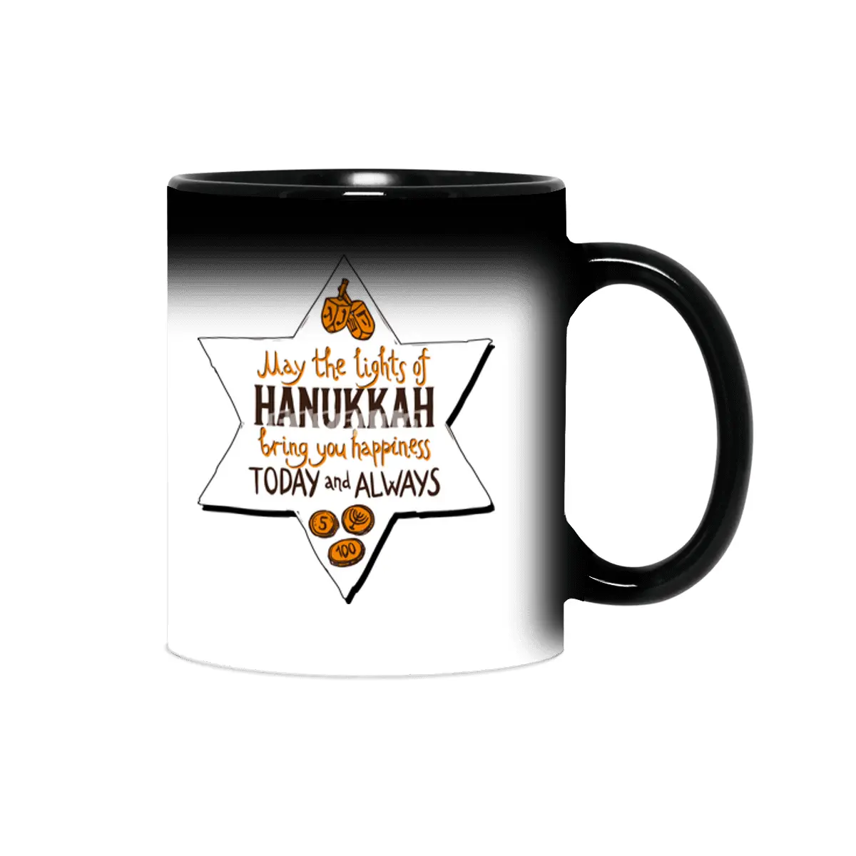 Nice Hanukkah, Hanukka, Lichterfest Jude Gift Sihirli Kupa