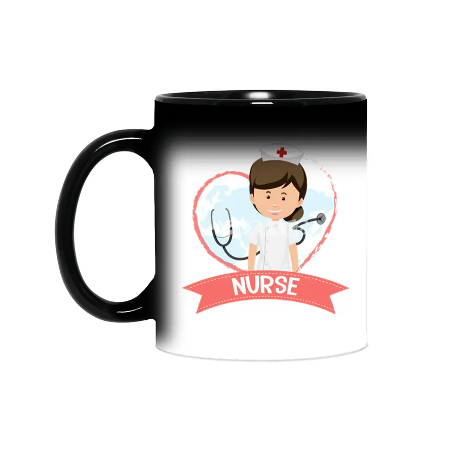 Nurse funny quote gift birthday christmas saying Sihirli Kupa