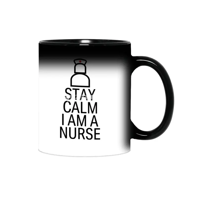 Nurse funny quote gift birthday christmas saying Sihirli Kupa