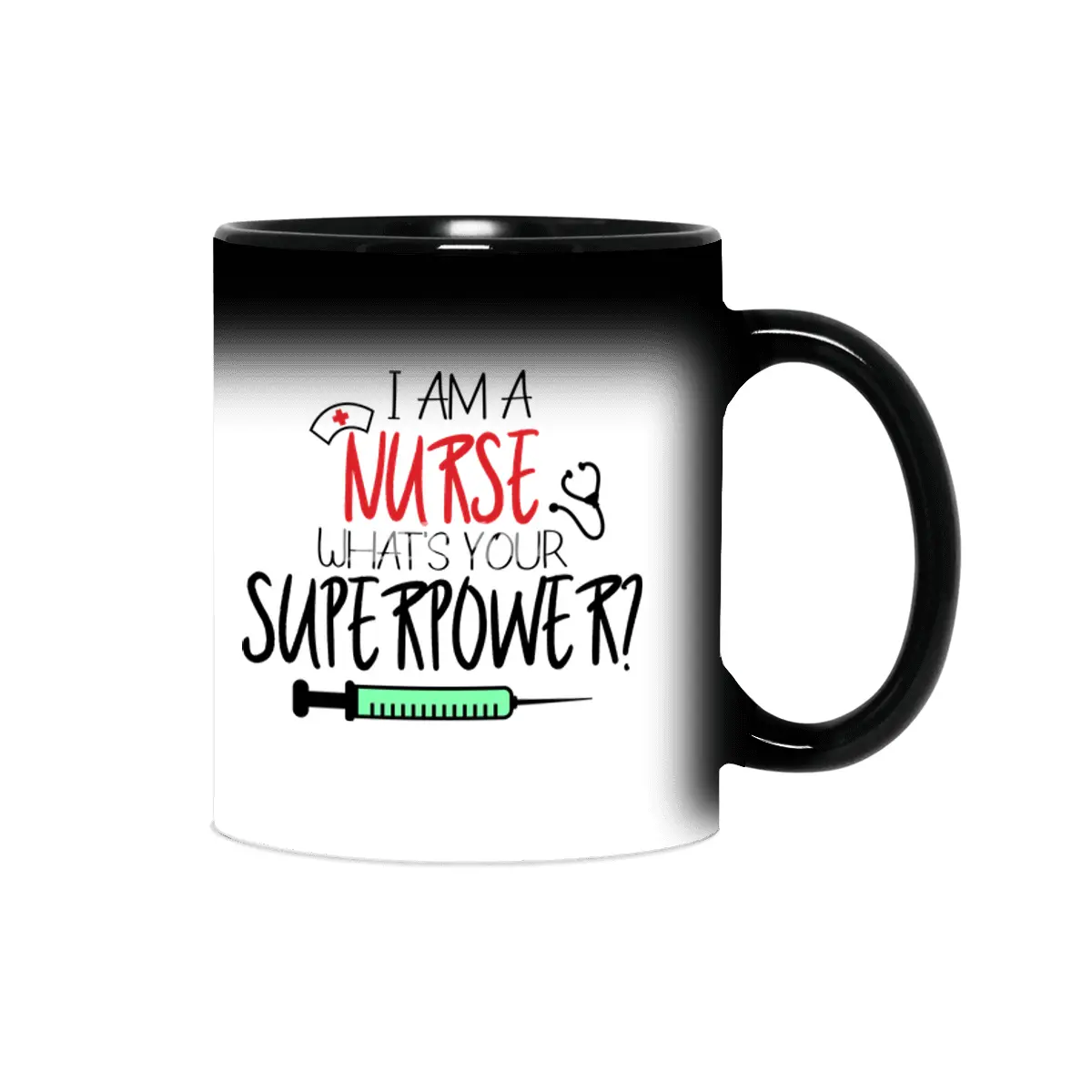Nurse funny quote gift birthday christmas saying Sihirli Kupa