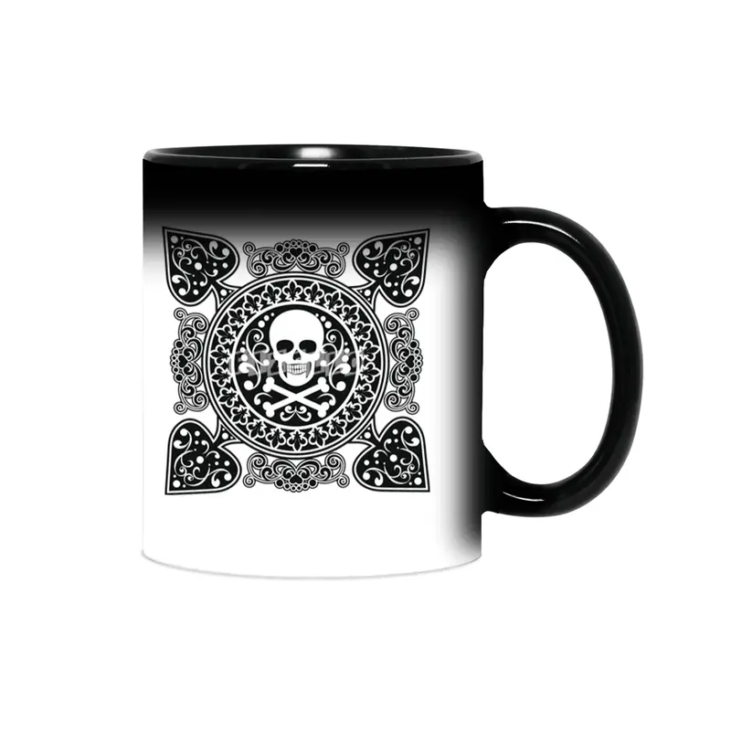 Poker Ace Of Spades Skull Las Vegas Gift Sihirli Kupa