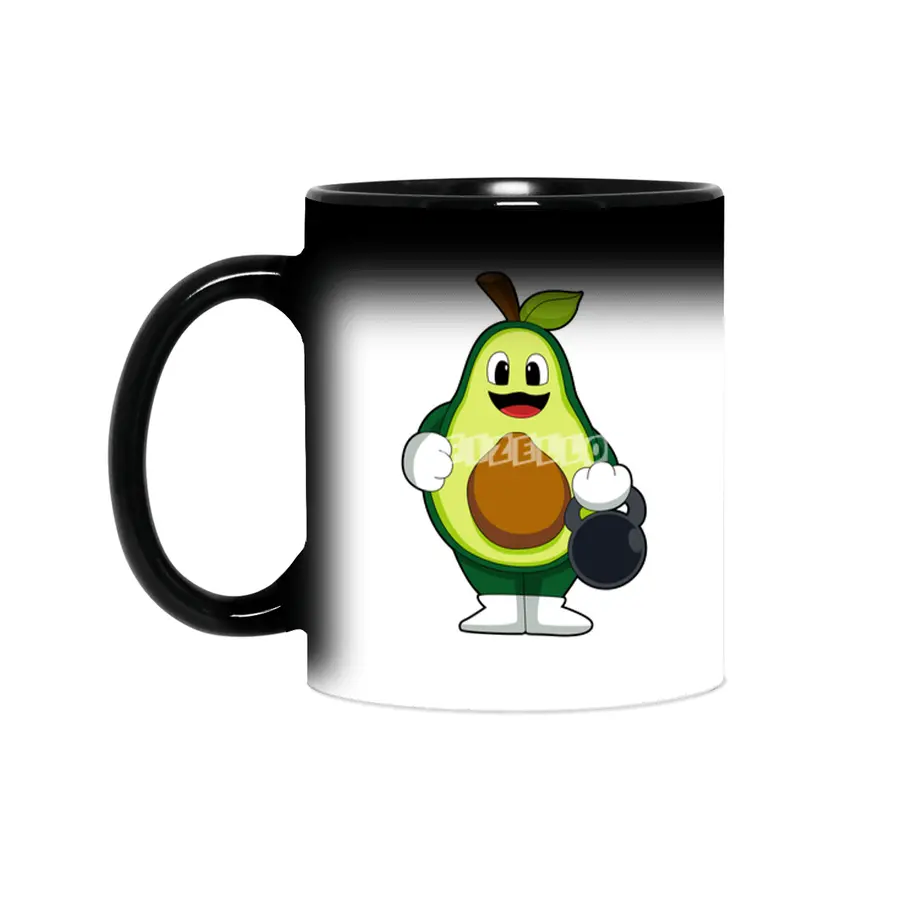 Avocado at Strength training with Dumbbells Sihirli Kupa
