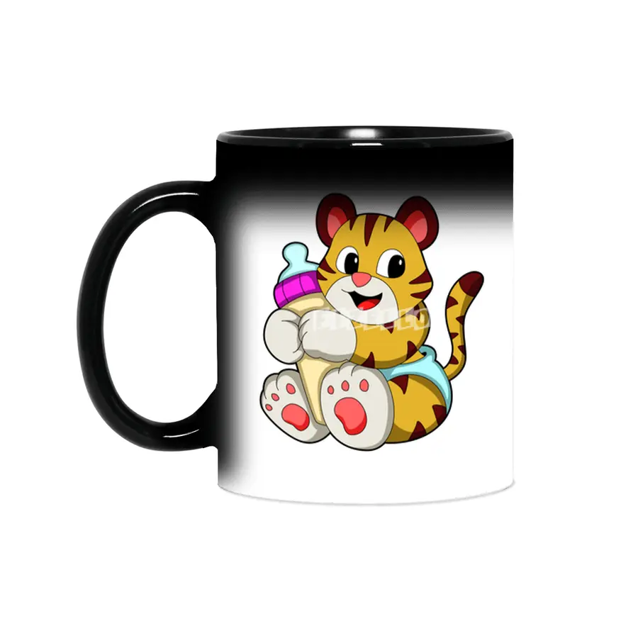 Baby tiger with Bottle Sihirli Kupa