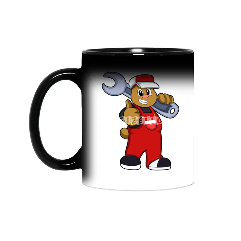 Bear as Craftsman with Tool Sihirli Kupa