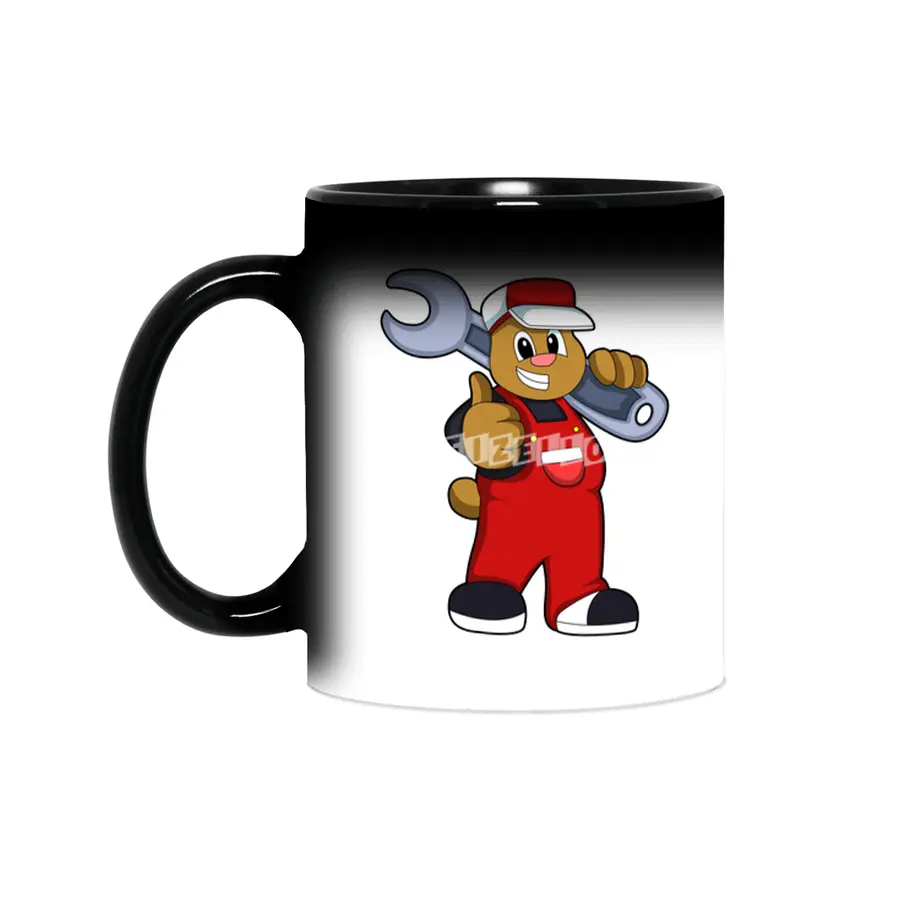 Bear as Craftsman with Tool Sihirli Kupa