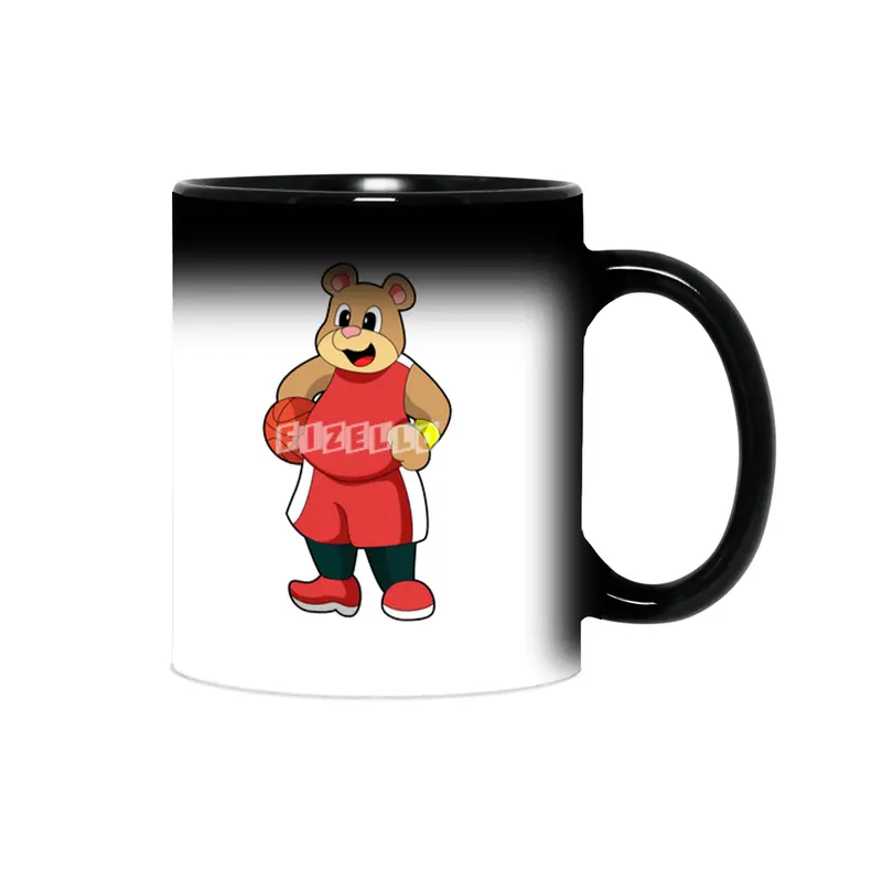 Bear at Basketball Sports Sihirli Kupa