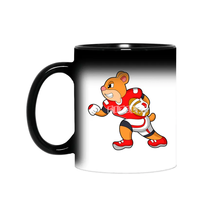 Bear at Football Sports Sihirli Kupa
