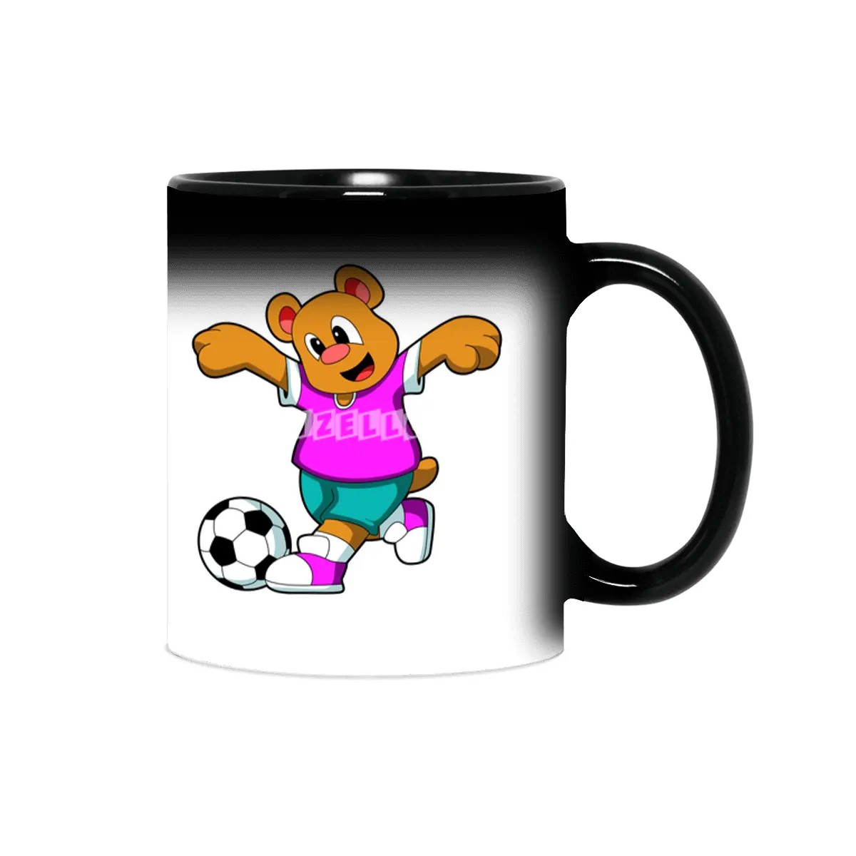 Bear at Sports with Soccer Sihirli Kupa