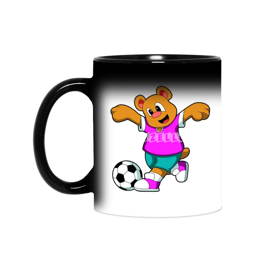 Bear at Sports with Soccer Sihirli Kupa