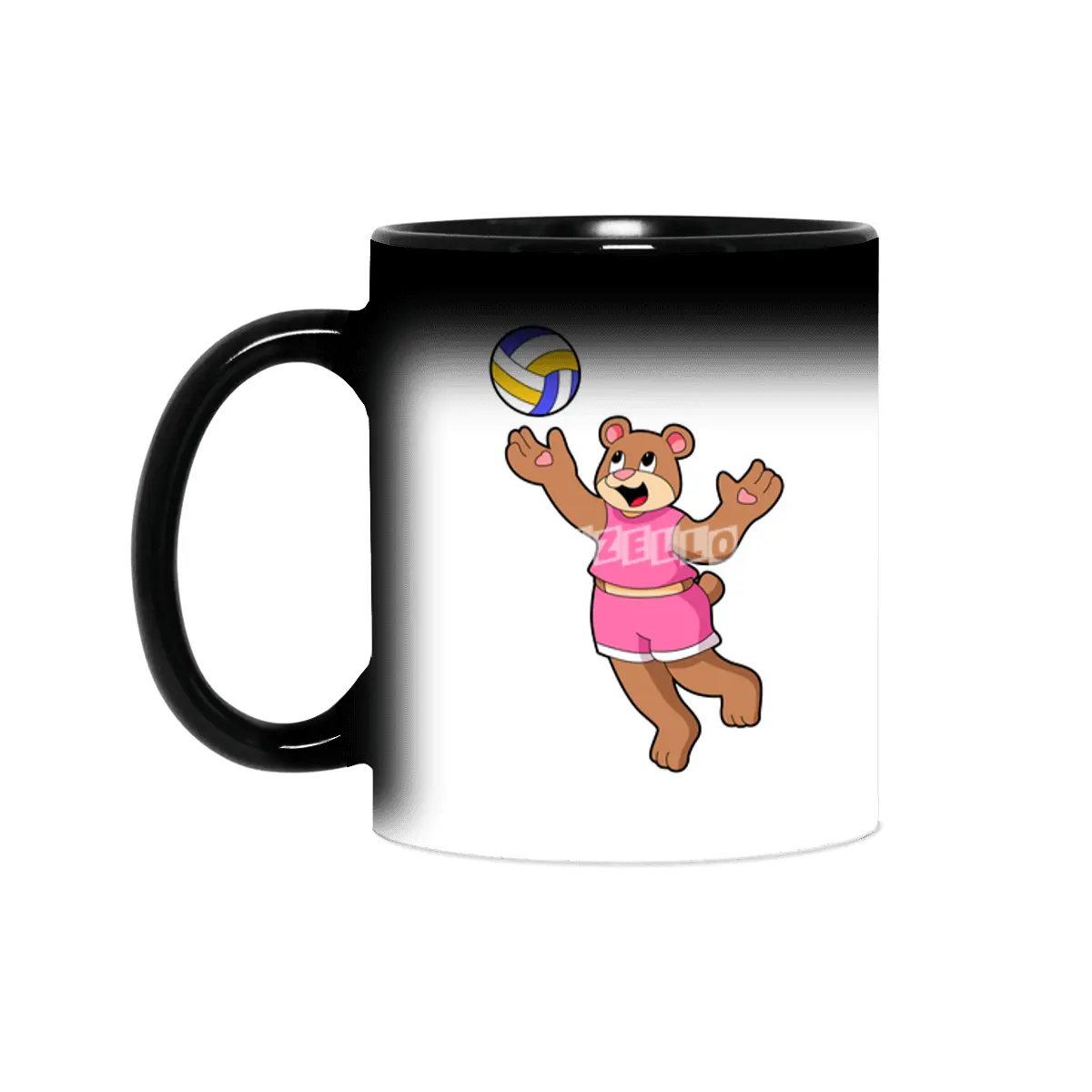 Bear at Volleyball Sports Sihirli Kupa
