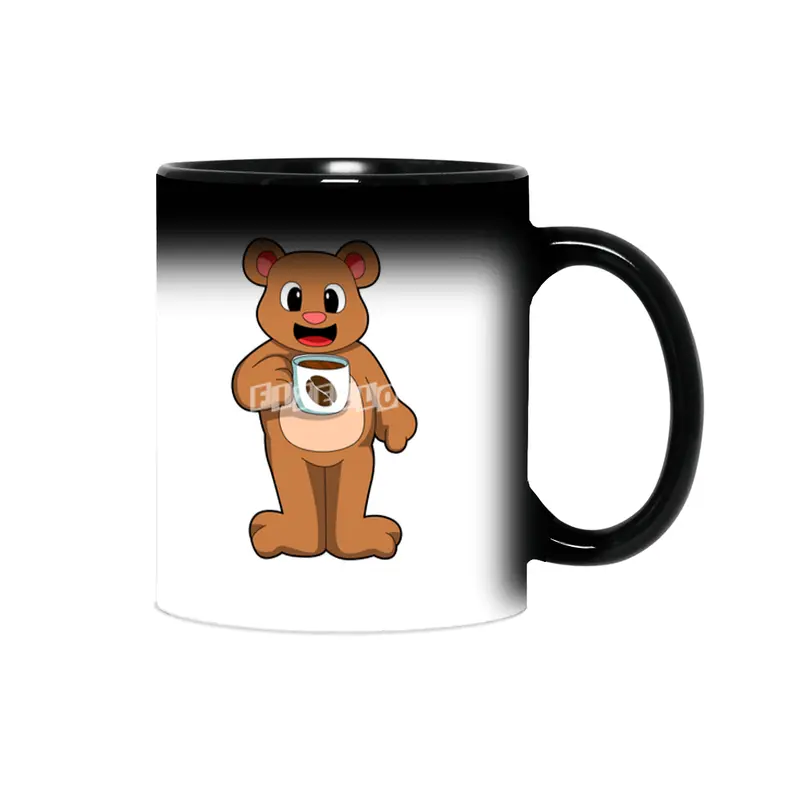 Bear with Cup of Coffee Sihirli Kupa
