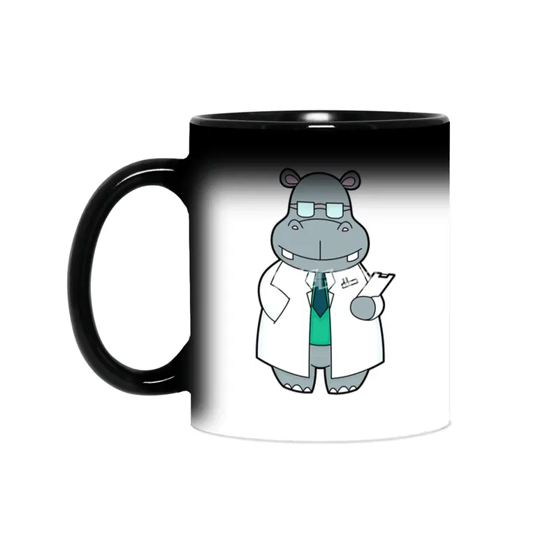 Hippo as Doctor with Smock Sihirli Kupa