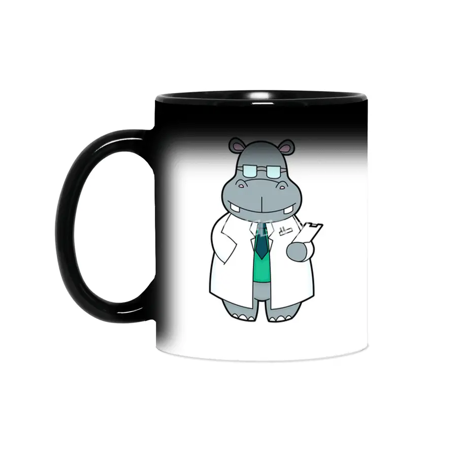 Hippo as Doctor with Smock Sihirli Kupa