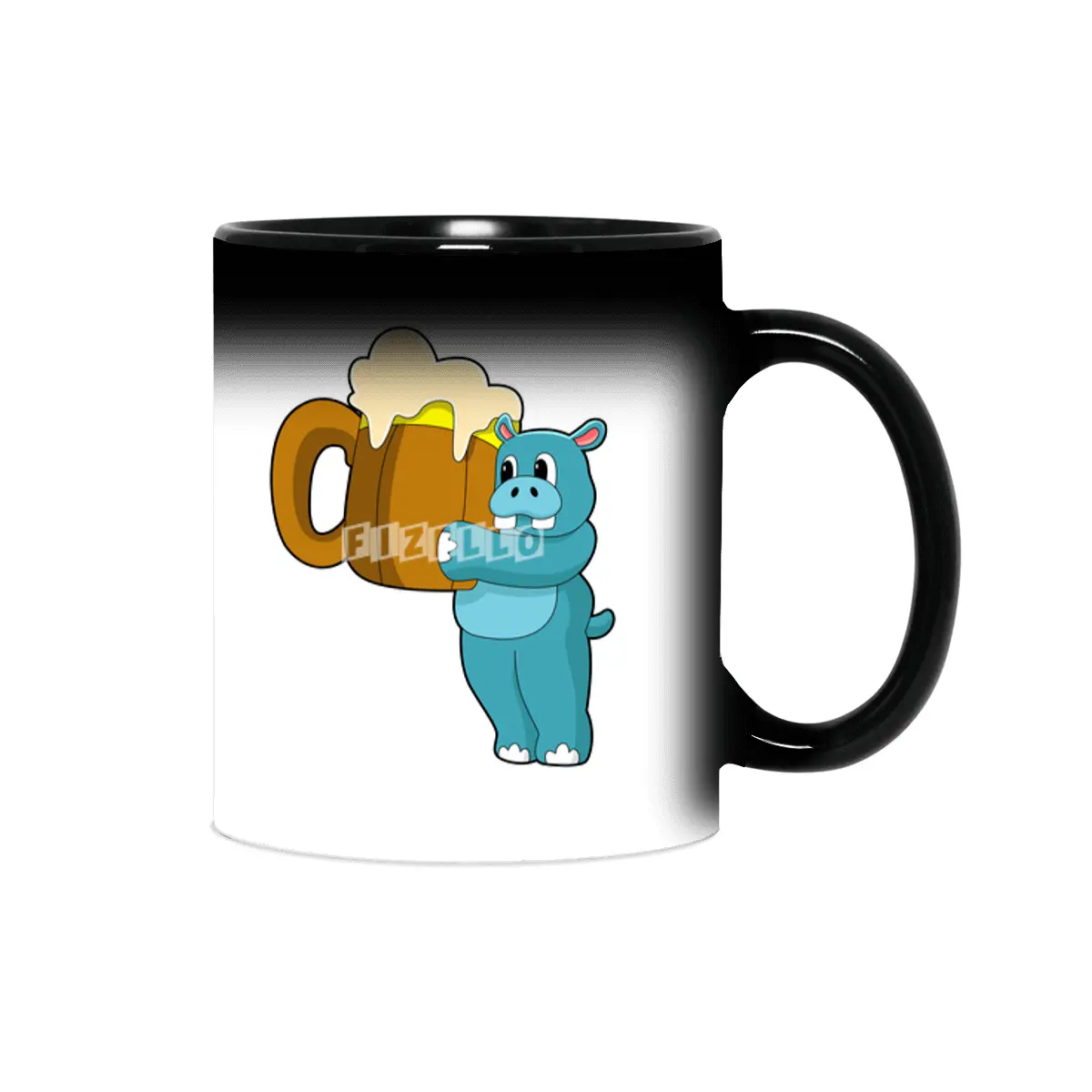Hippo with Mug of Beer Sihirli Kupa