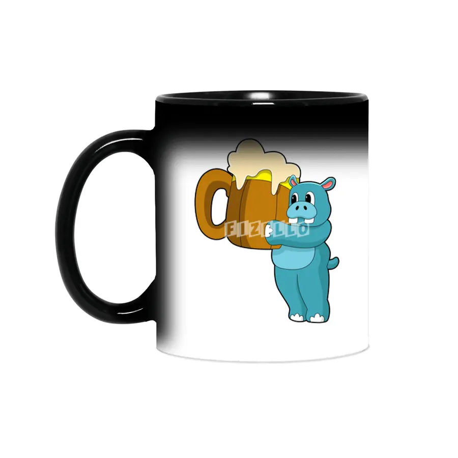 Hippo with Mug of Beer Sihirli Kupa