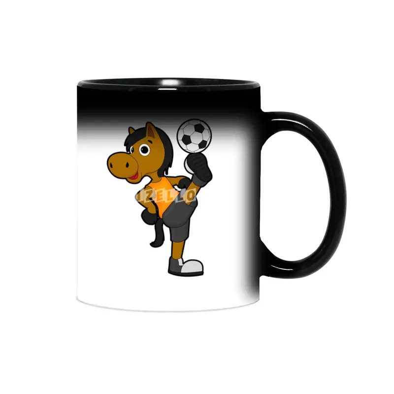 Horse as Soccer player with Soccer ball Sihirli Kupa