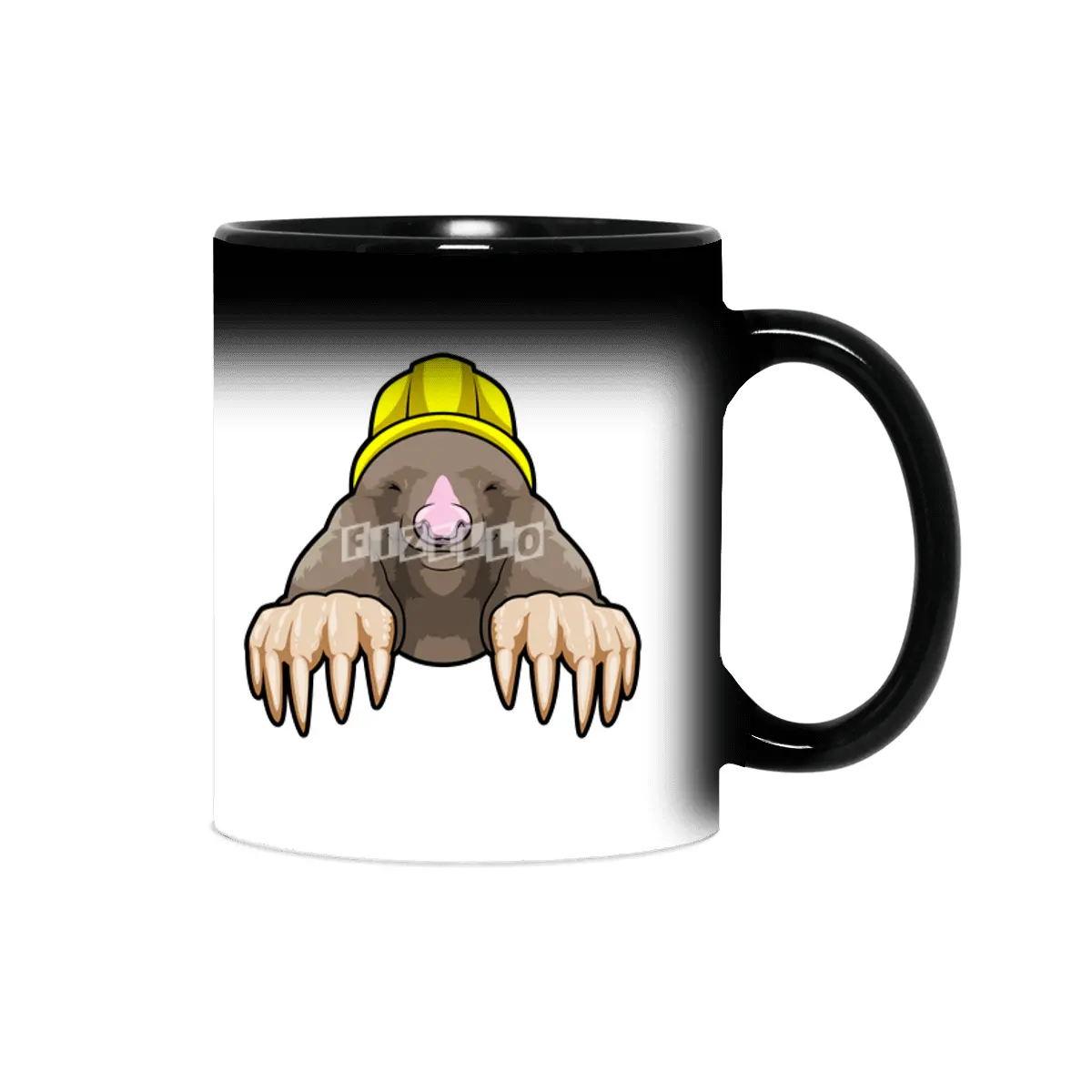 Mole as Miner with Helmet Sihirli Kupa