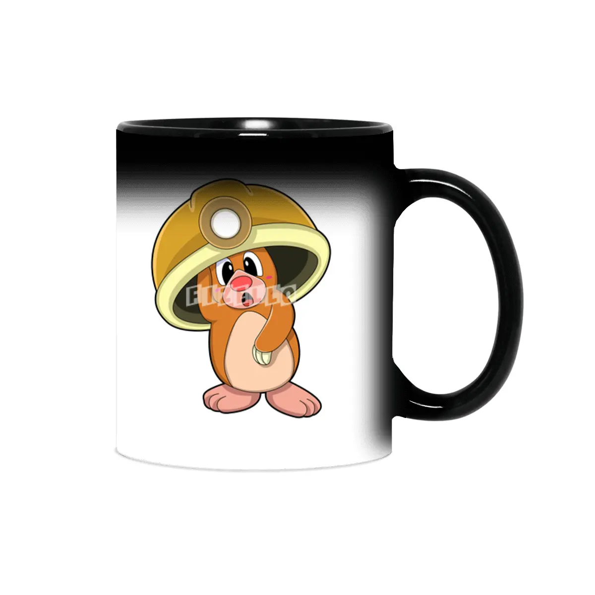 Mole as Miner with Helmet Sihirli Kupa