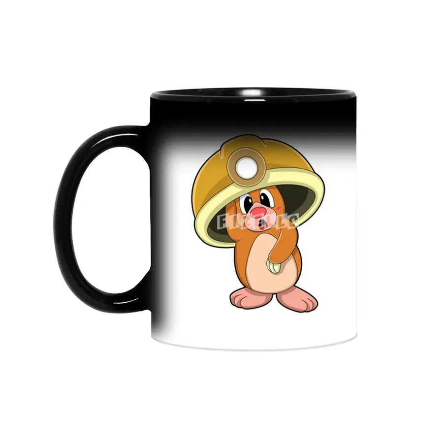 Mole as Miner with Helmet Sihirli Kupa