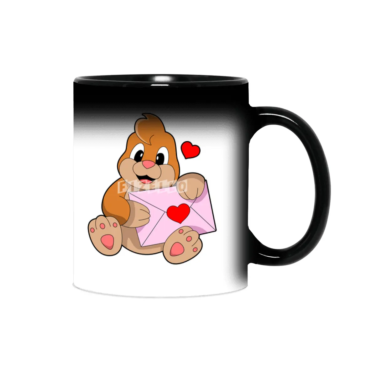 Mole with Heart Envelope Sihirli Kupa