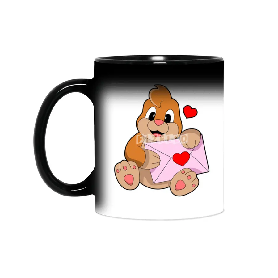 Mole with Heart Envelope Sihirli Kupa