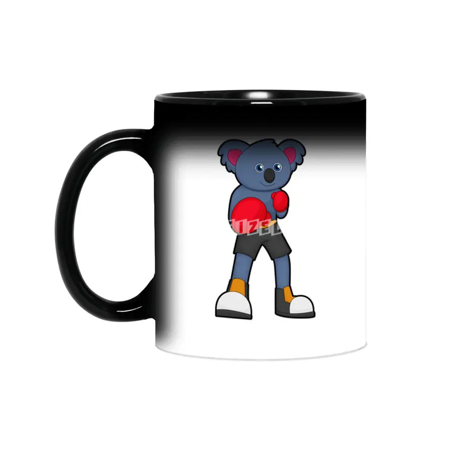 Koala at Boxing with Boxing gloves Sihirli Kupa