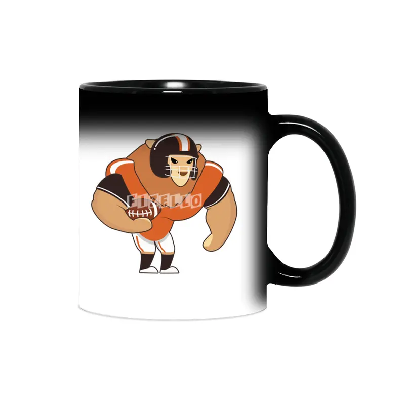 Lion as Football player with Football Sihirli Kupa