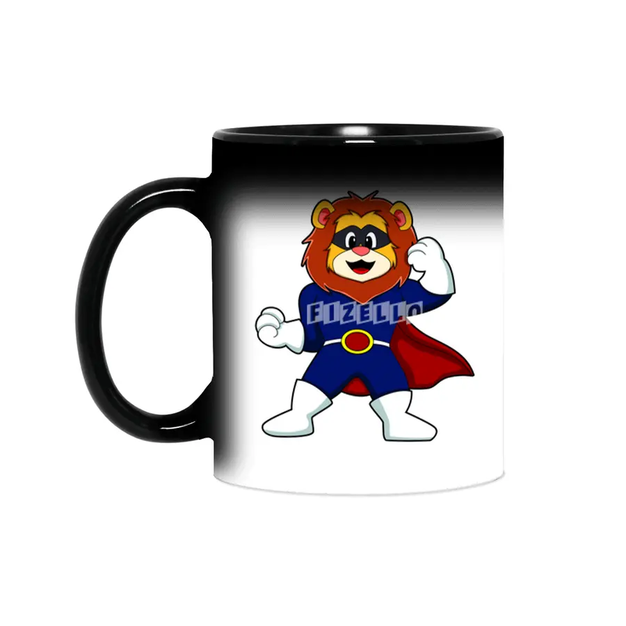 Lion as Hero with Mask Sihirli Kupa