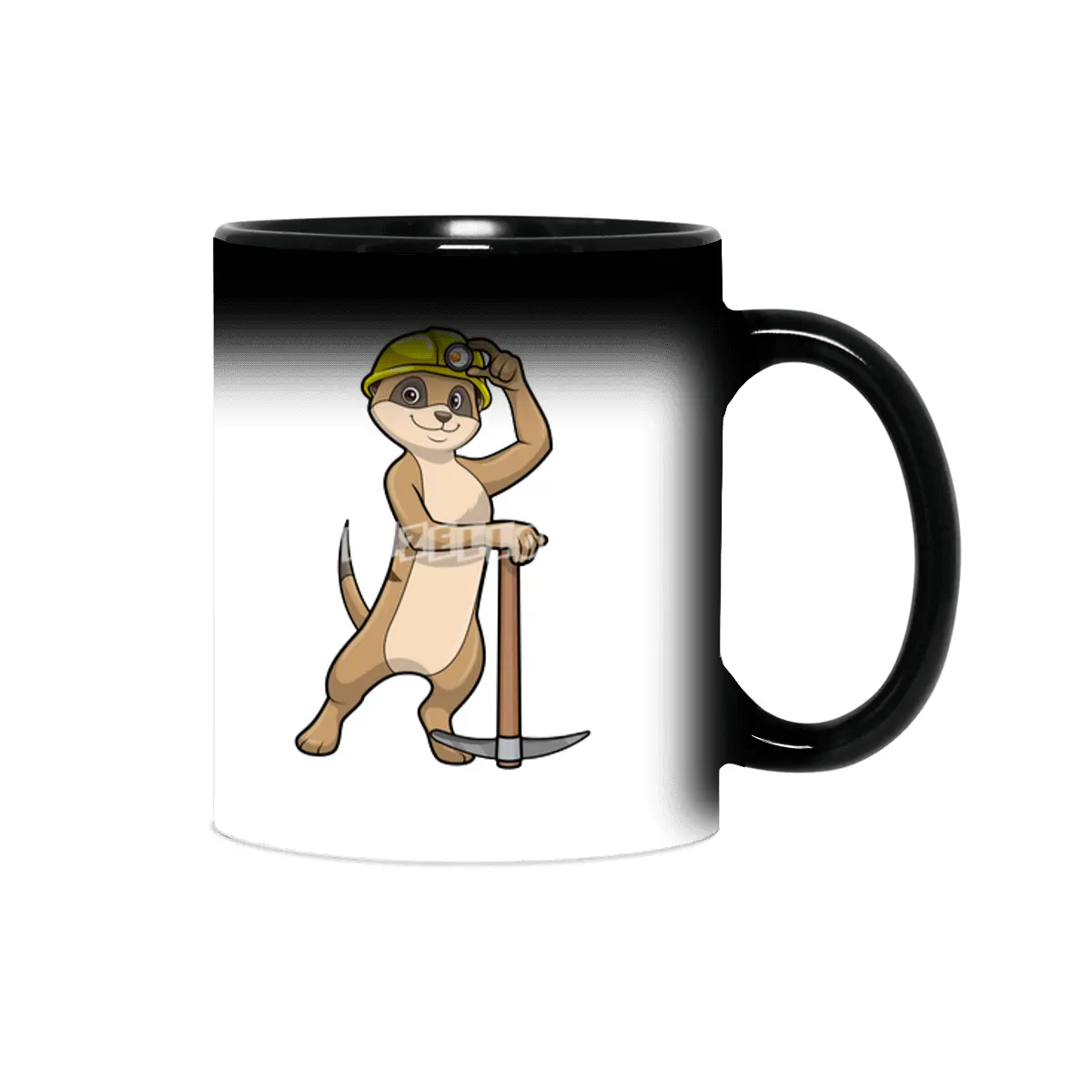 Meerkat as Miner with Pickaxe Sihirli Kupa