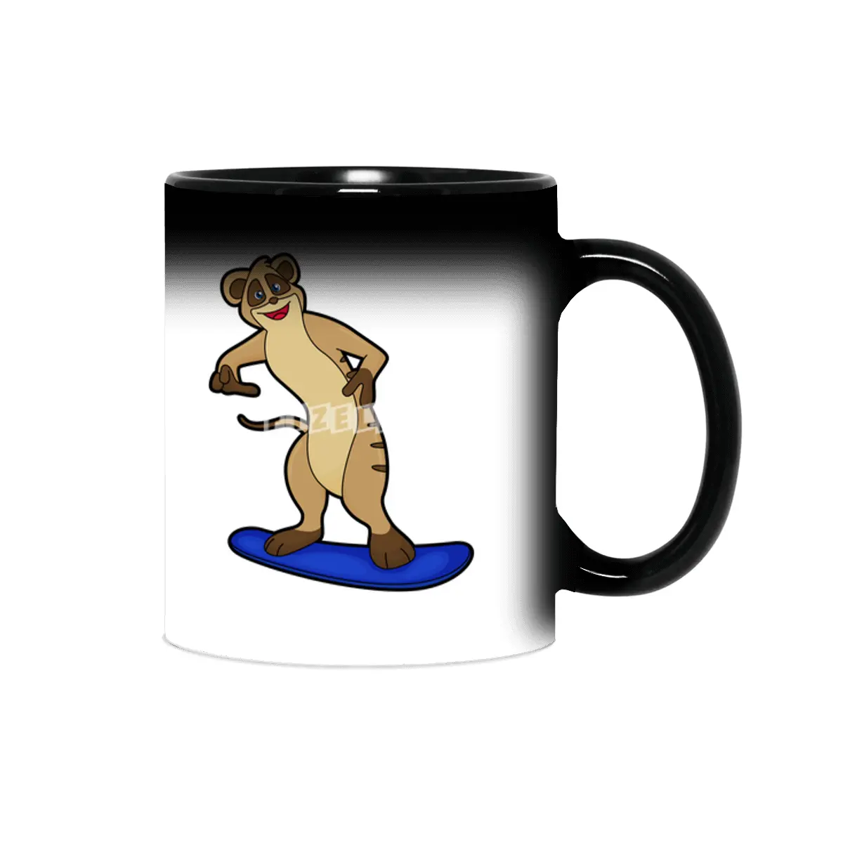 Meerkat as Snowboarder with Snowboard Sihirli Kupa