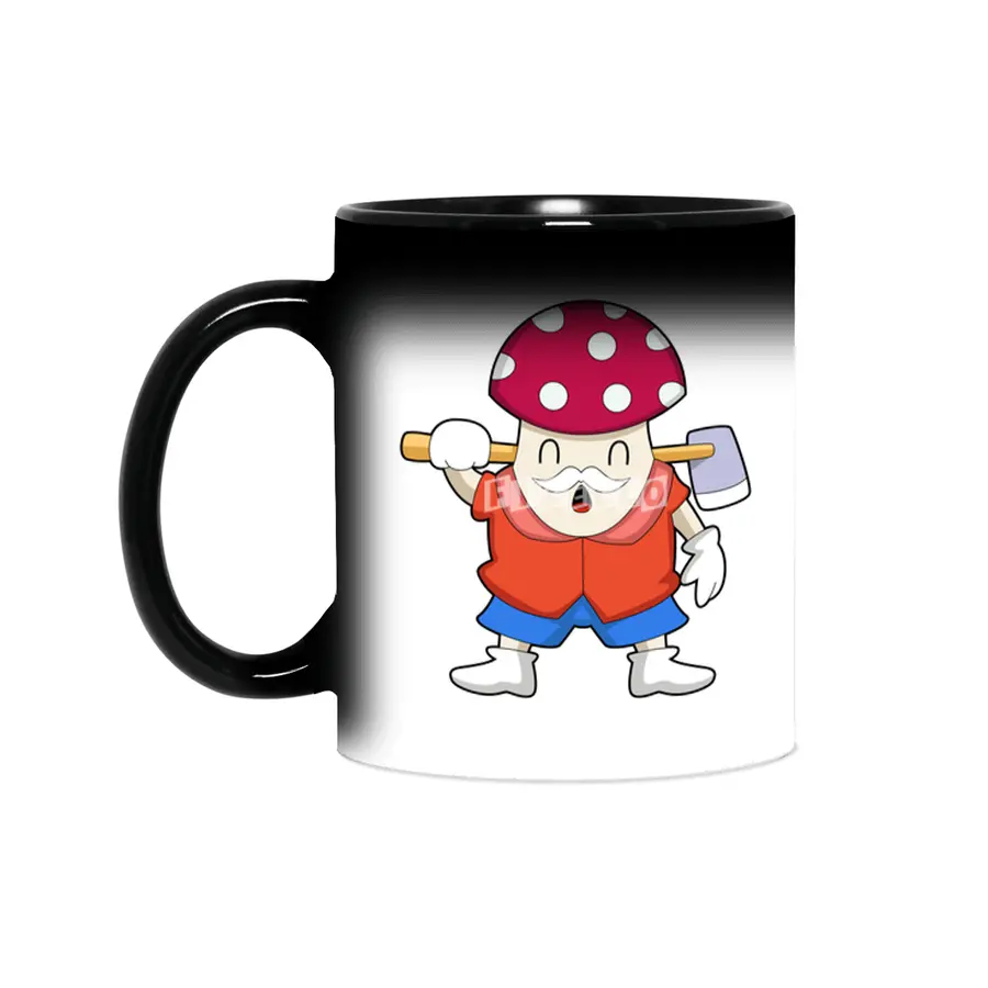 Mushroom as Farmer with Axe Sihirli Kupa