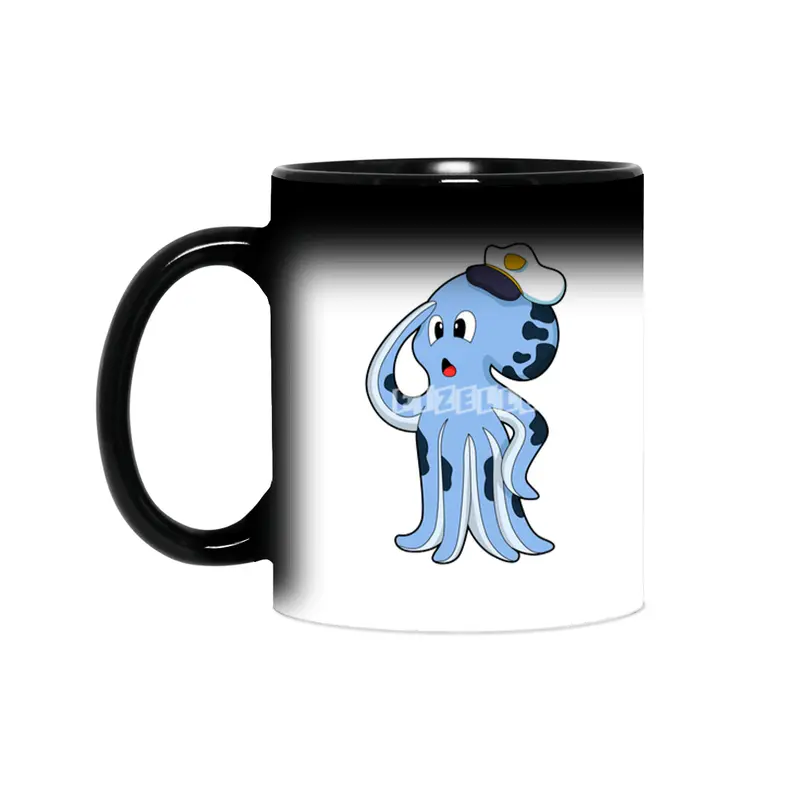 Octopus as Captain with Cap Sihirli Kupa