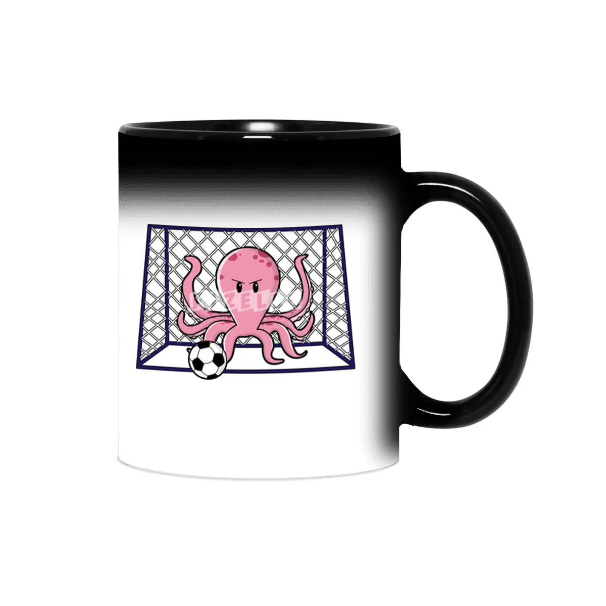 Octopus as Goalkeeper with Soccer ball Sihirli Kupa