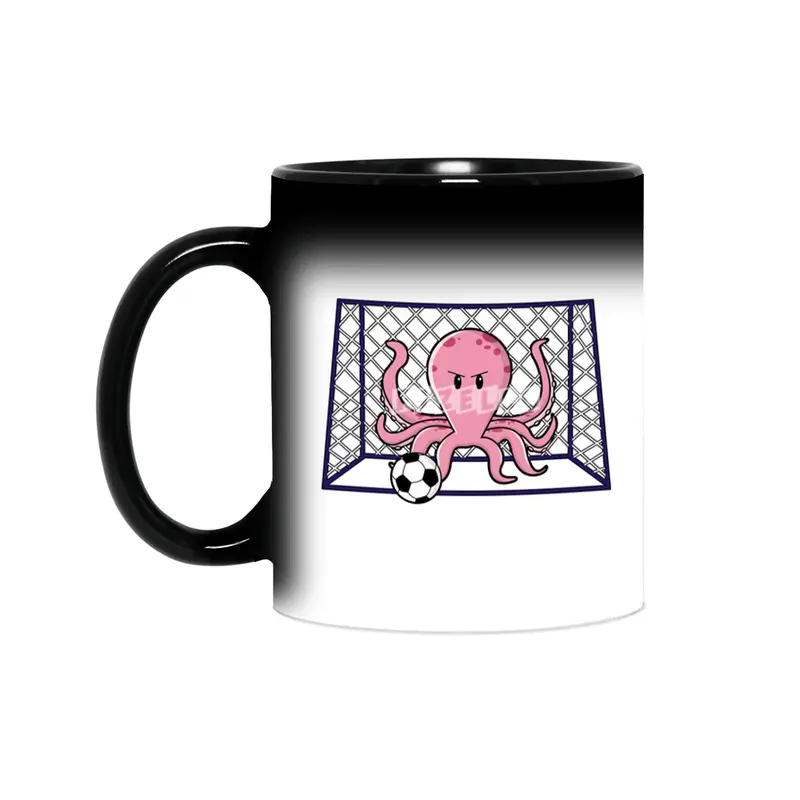 Octopus as Goalkeeper with Soccer ball Sihirli Kupa