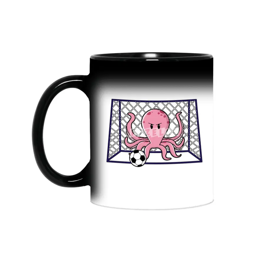 Octopus as Goalkeeper with Soccer ball Sihirli Kupa
