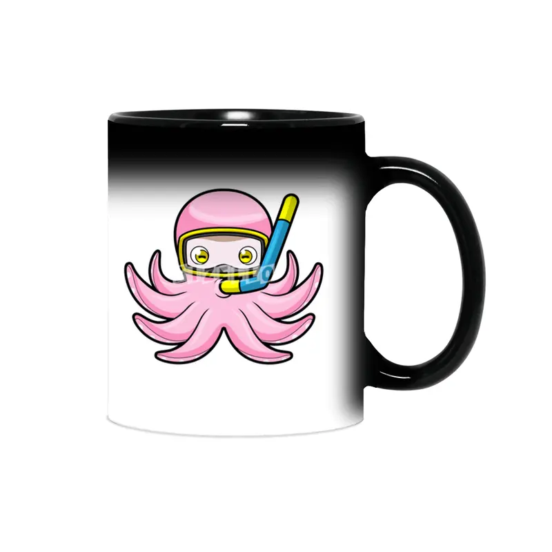 Octopus at Diving with Snorkel & Swimming goggles Sihirli Kupa