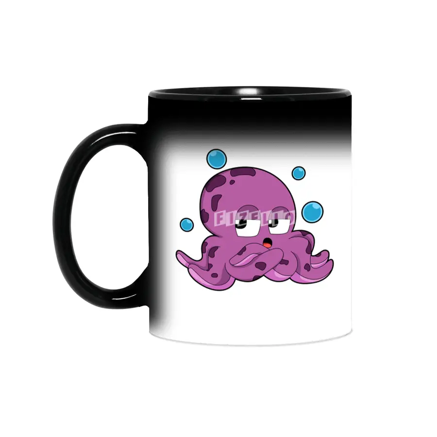 Octopus with Air bubbles Sihirli Kupa