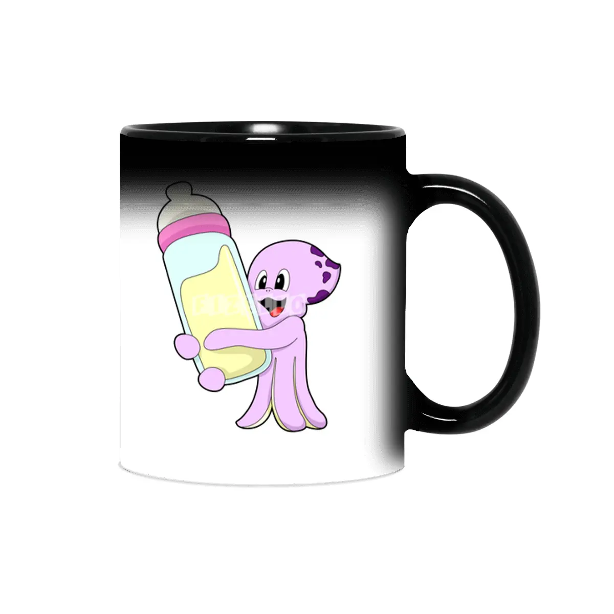 Octopus with Baby bottle Milk Sihirli Kupa