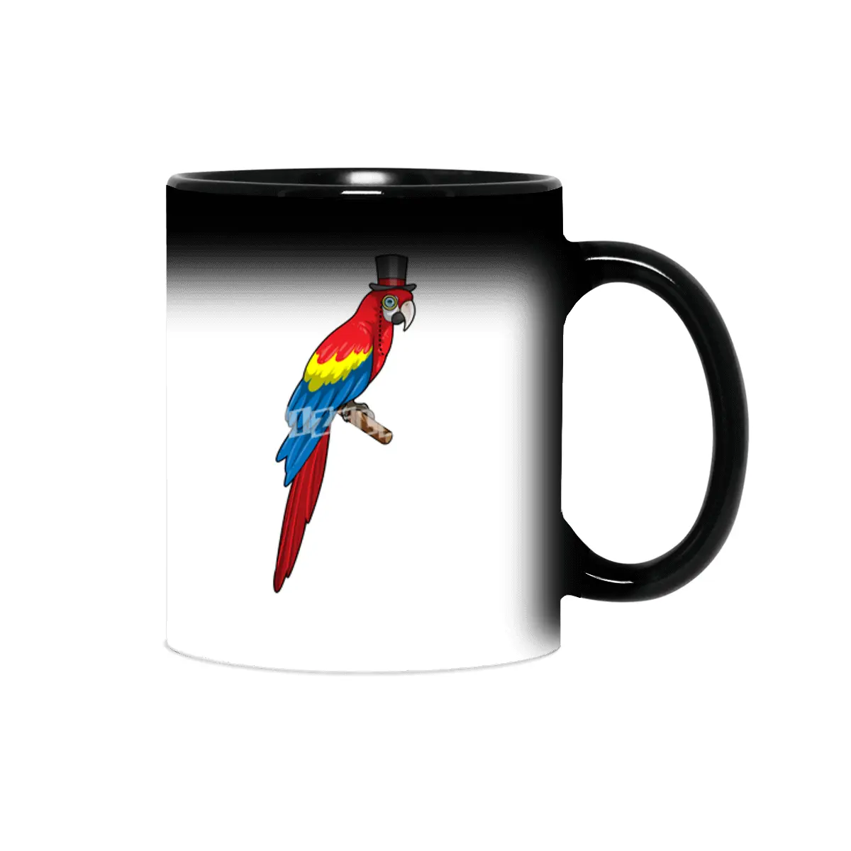 Parrot as Gentleman with Hat Sihirli Kupa