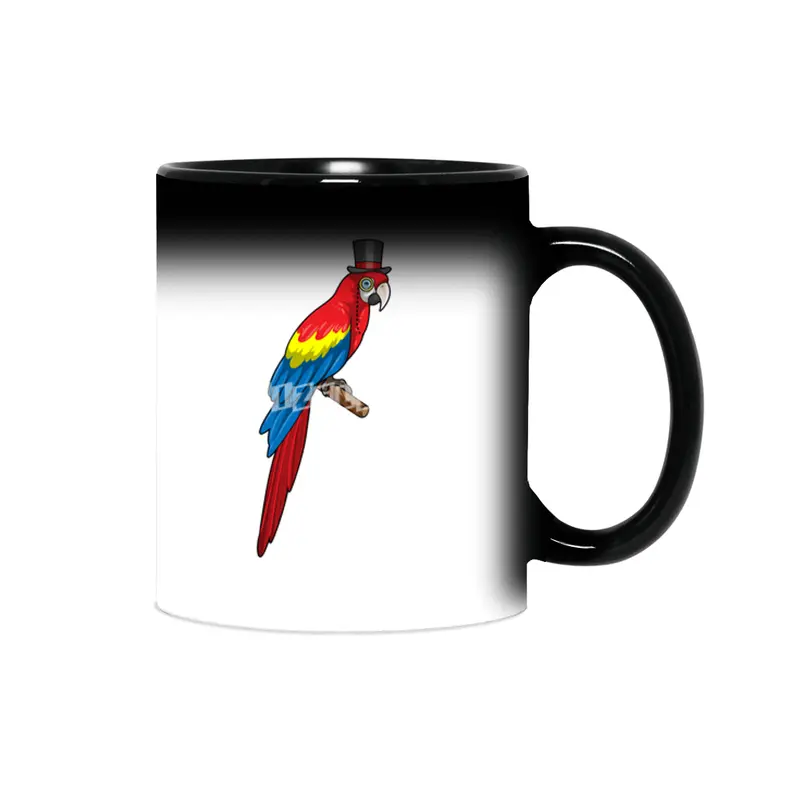 Parrot as Gentleman with Hat Sihirli Kupa