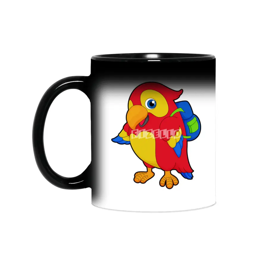 Parrot with Backpack Sihirli Kupa