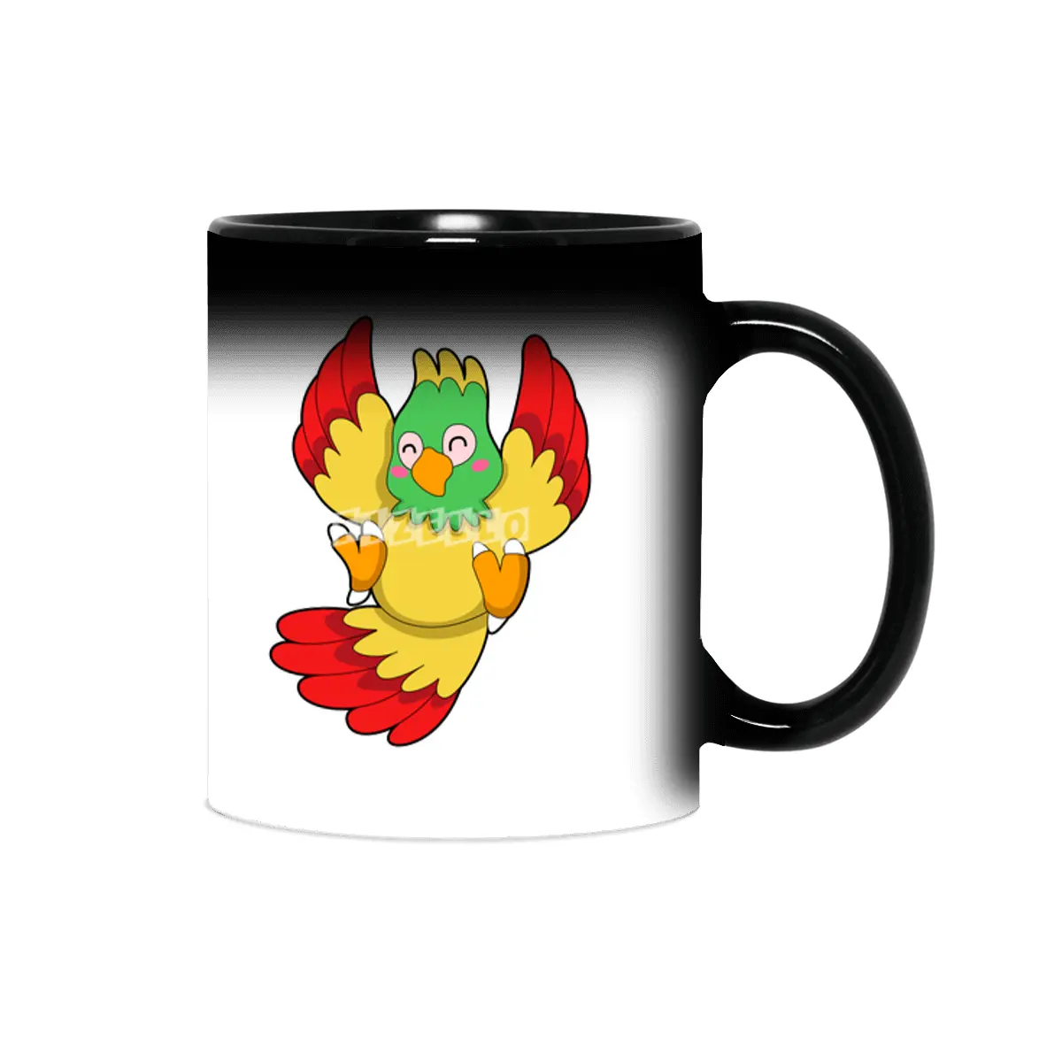 Parrot with green Head Sihirli Kupa