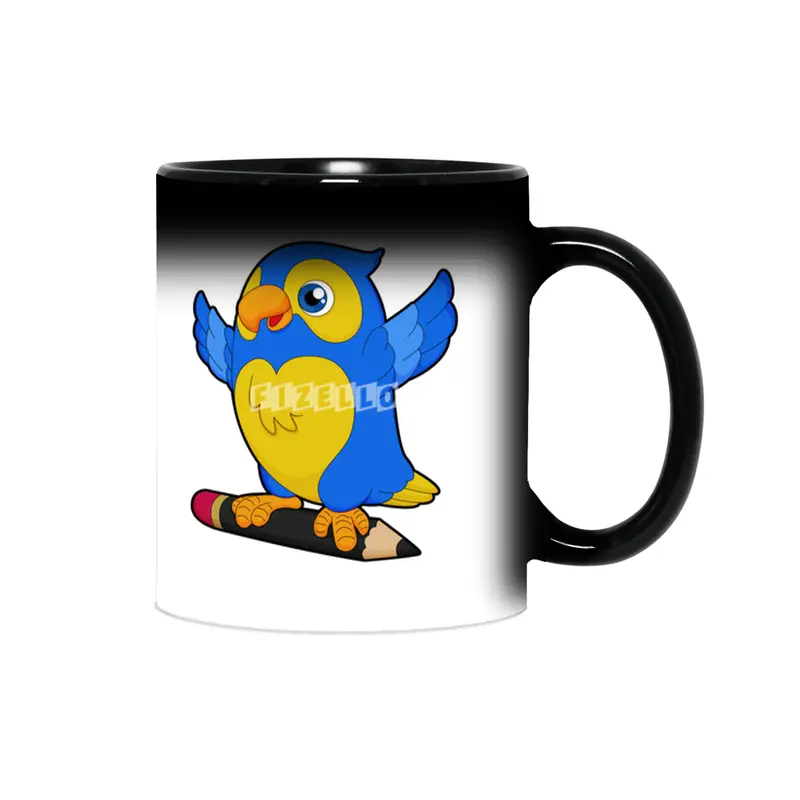 Parrot with Pencil Sihirli Kupa