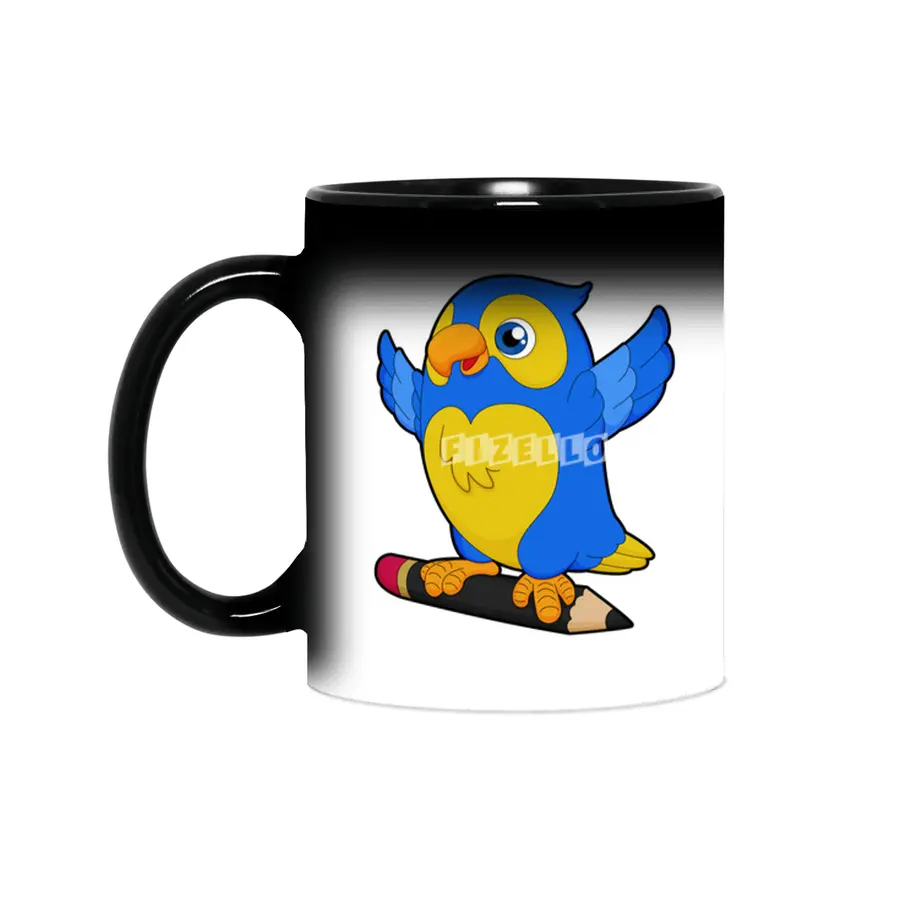 Parrot with Pencil Sihirli Kupa