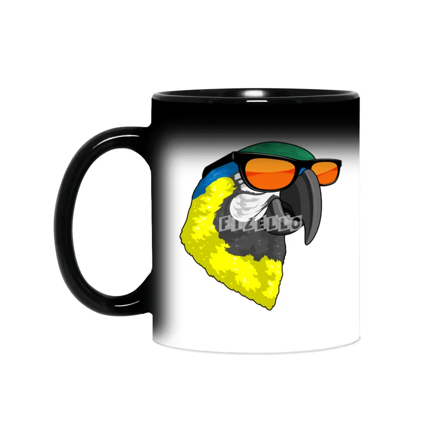 Parrot with Sunglasses Sihirli Kupa