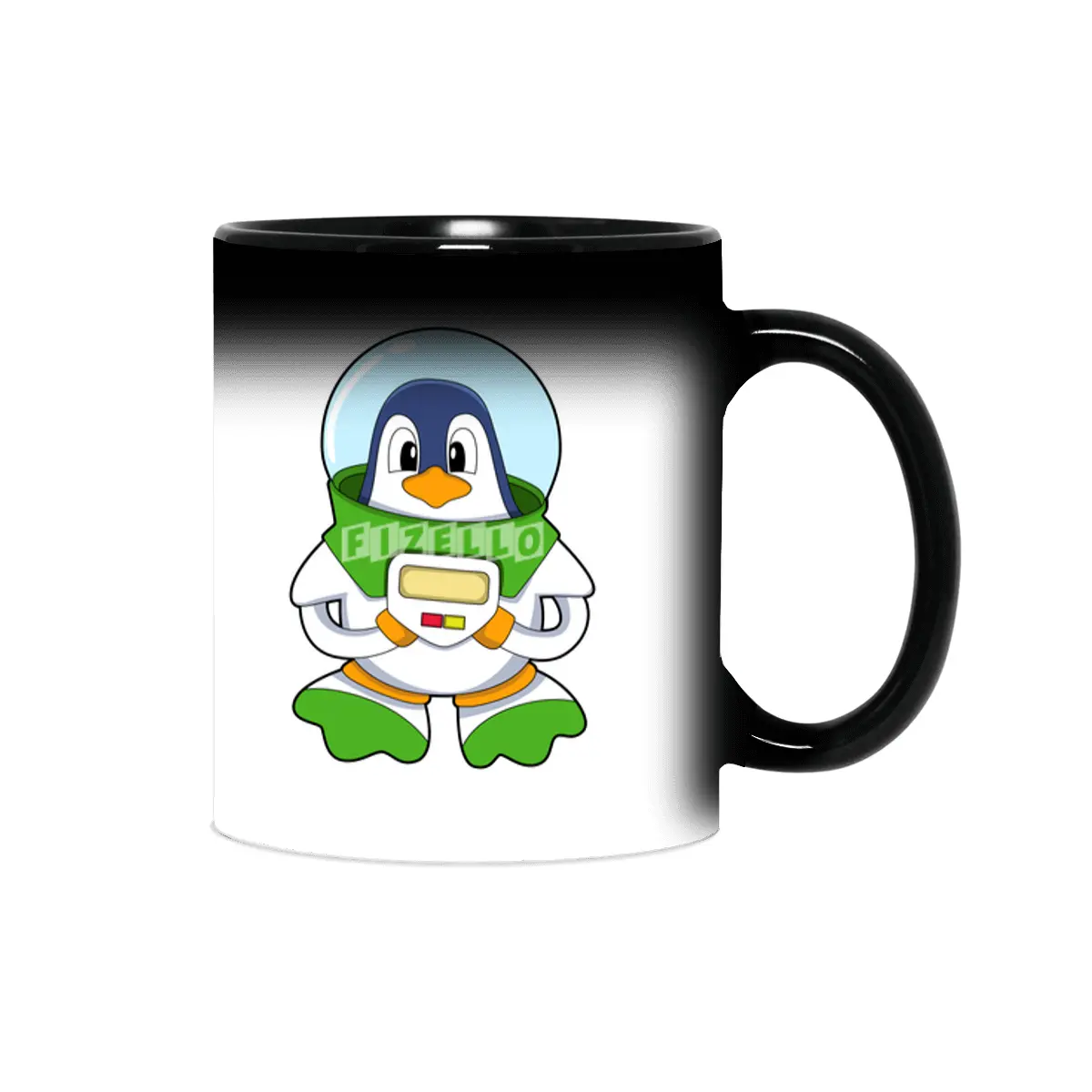 Penguin as Astronaut with Costume Sihirli Kupa